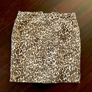 Loft animal print skirt. Pencil skirt. Business
